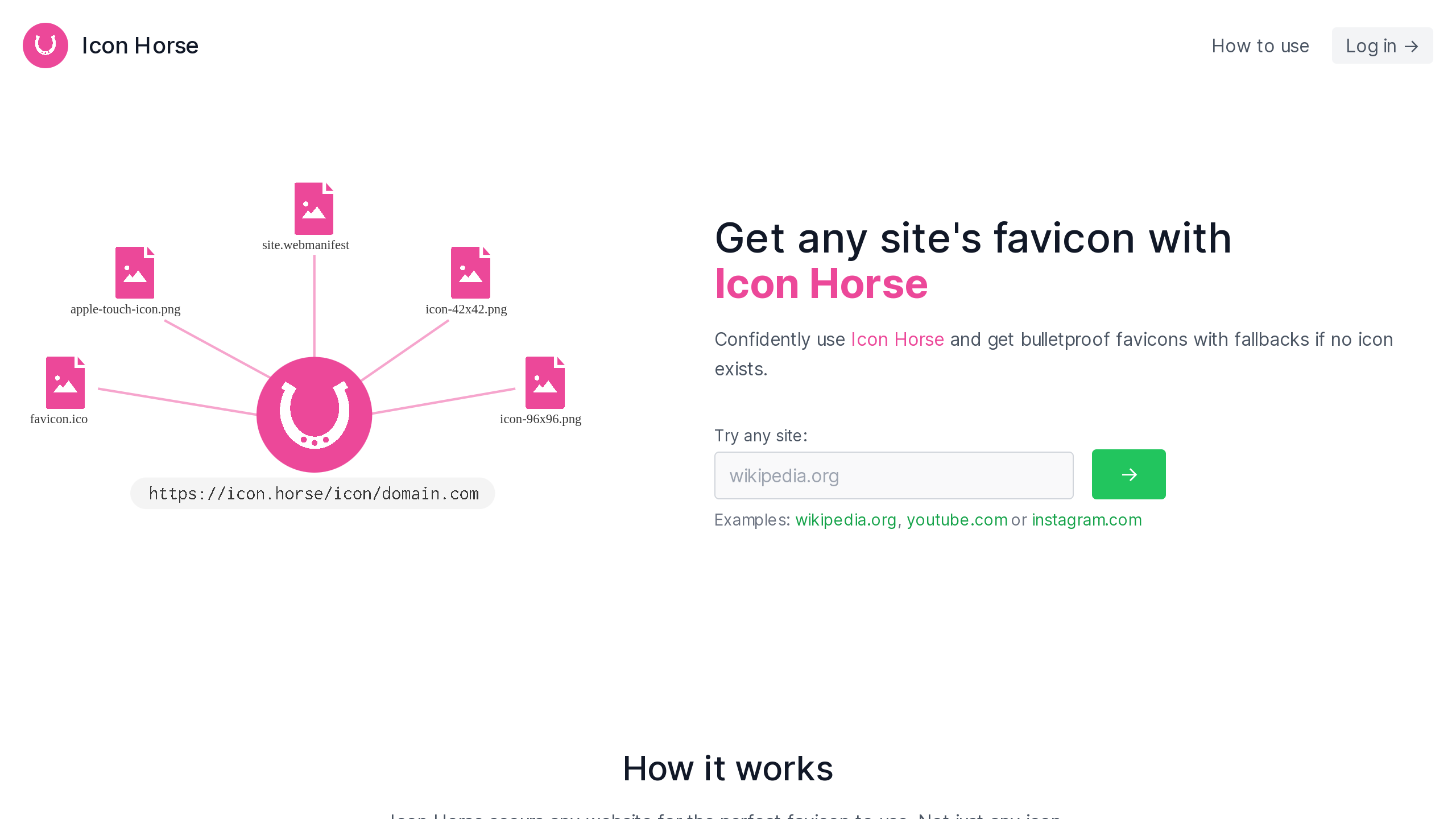 Icon Horse's website screenshot