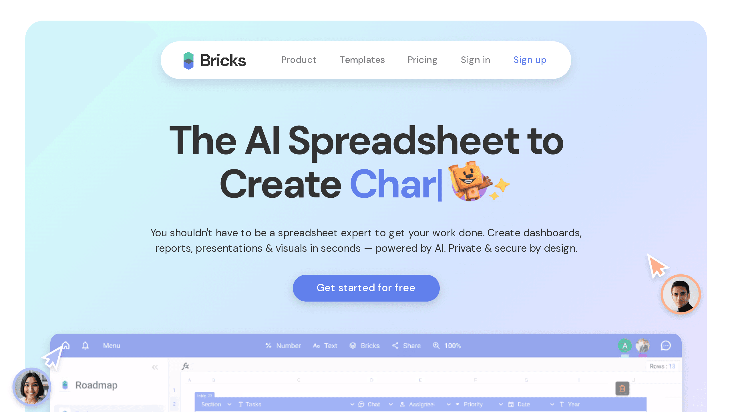 Briks's website screenshot