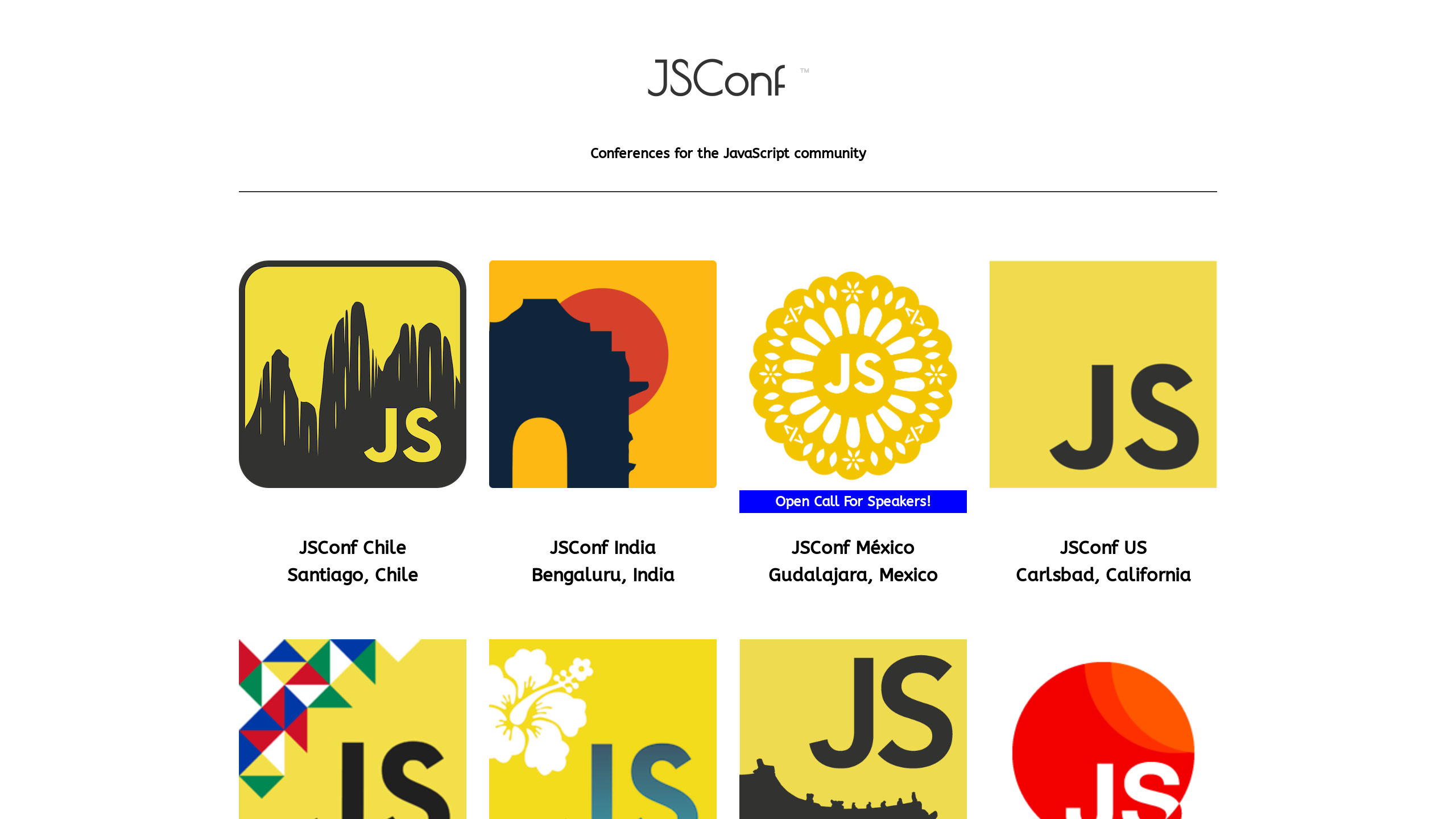 JSConf's website screenshot