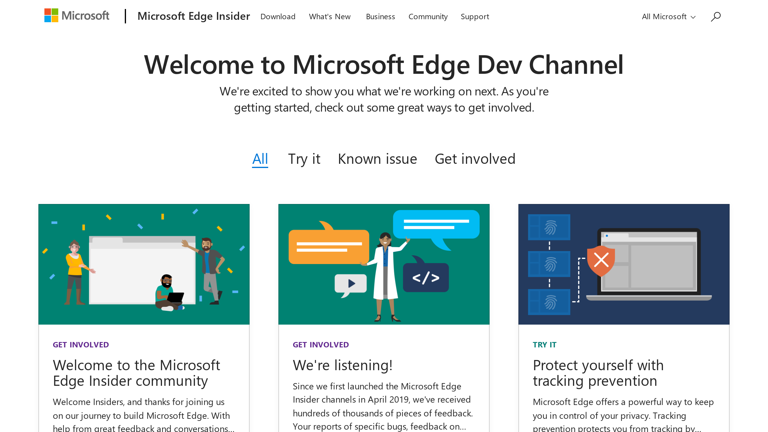 Edge Dev's website screenshot