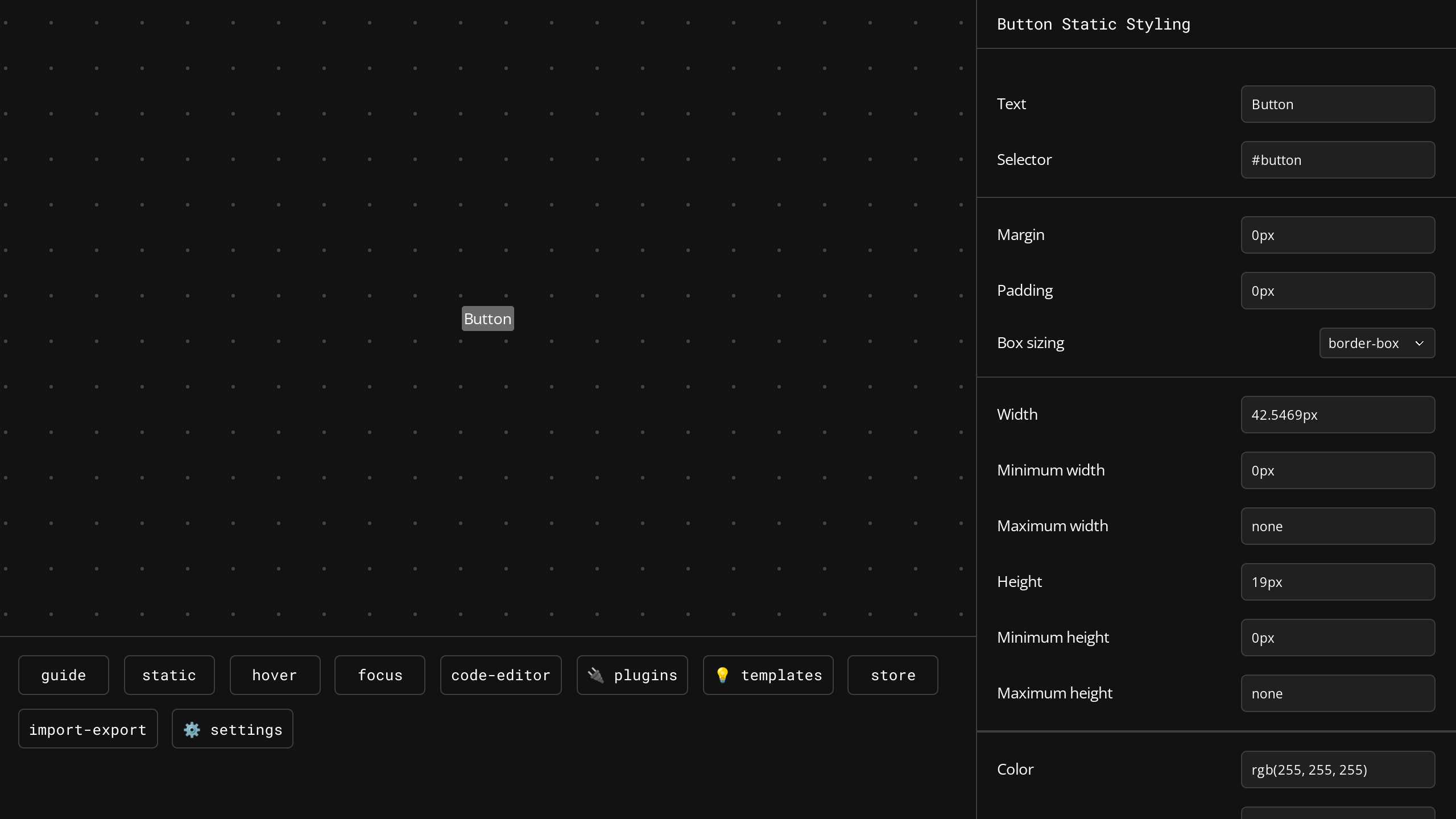 CSSButtonMaker's website screenshot