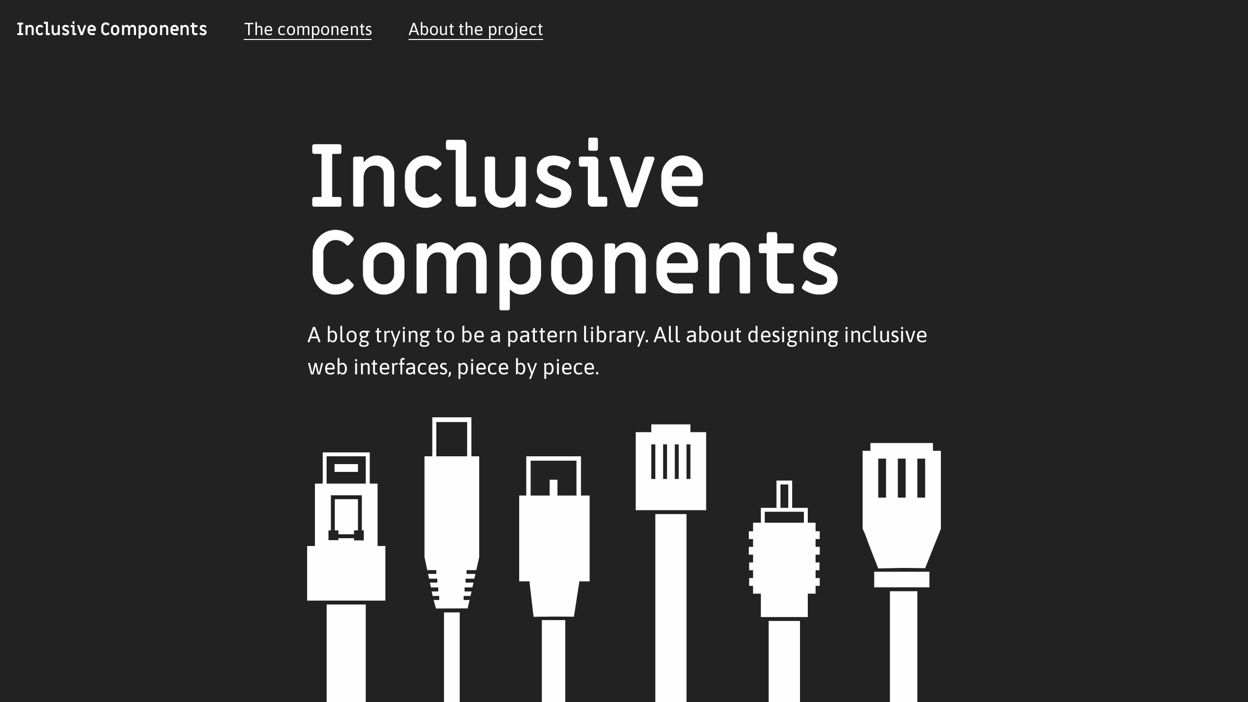 Inclusive Components's website screenshot
