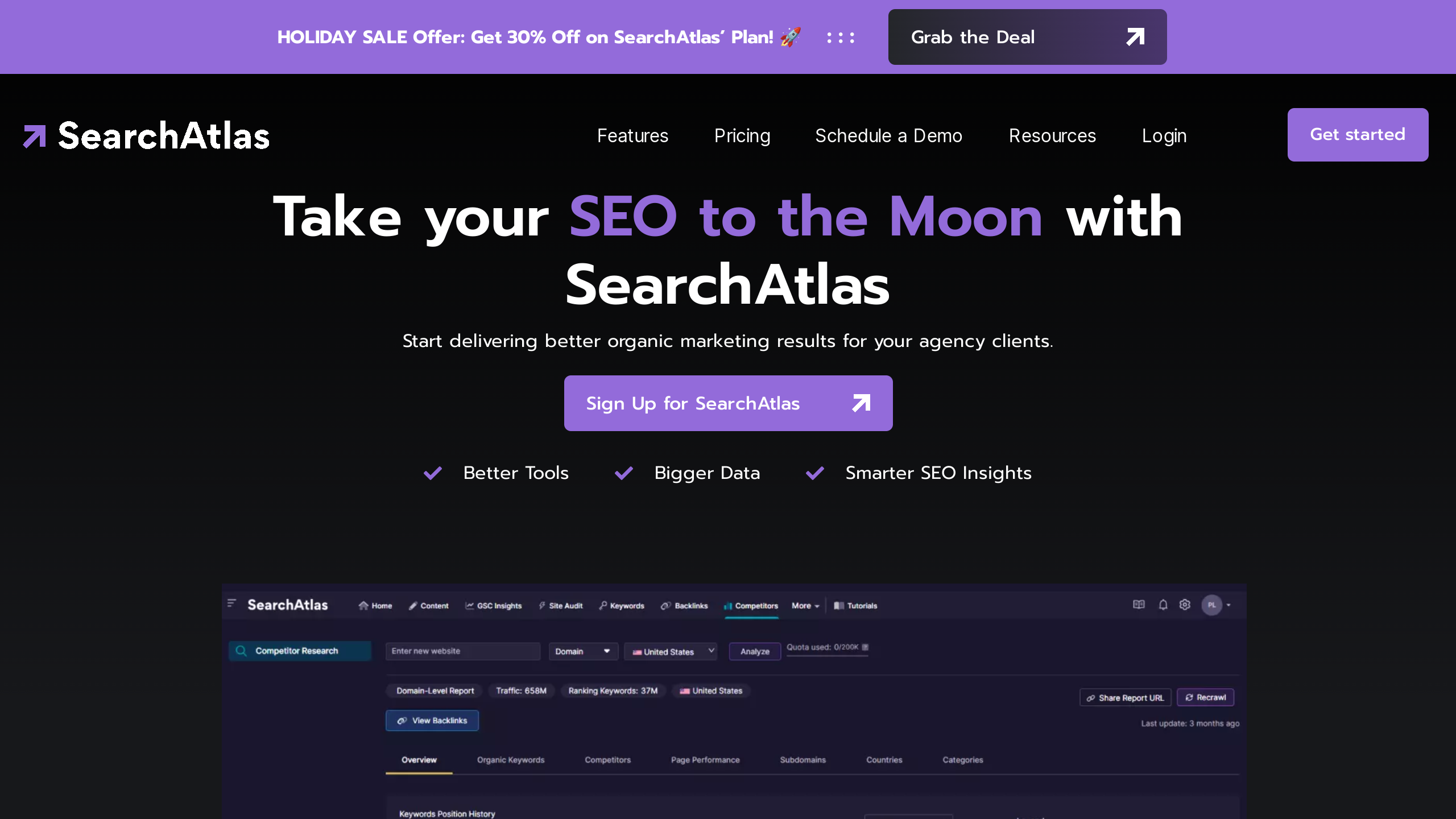 SeachAtlas's website screenshot