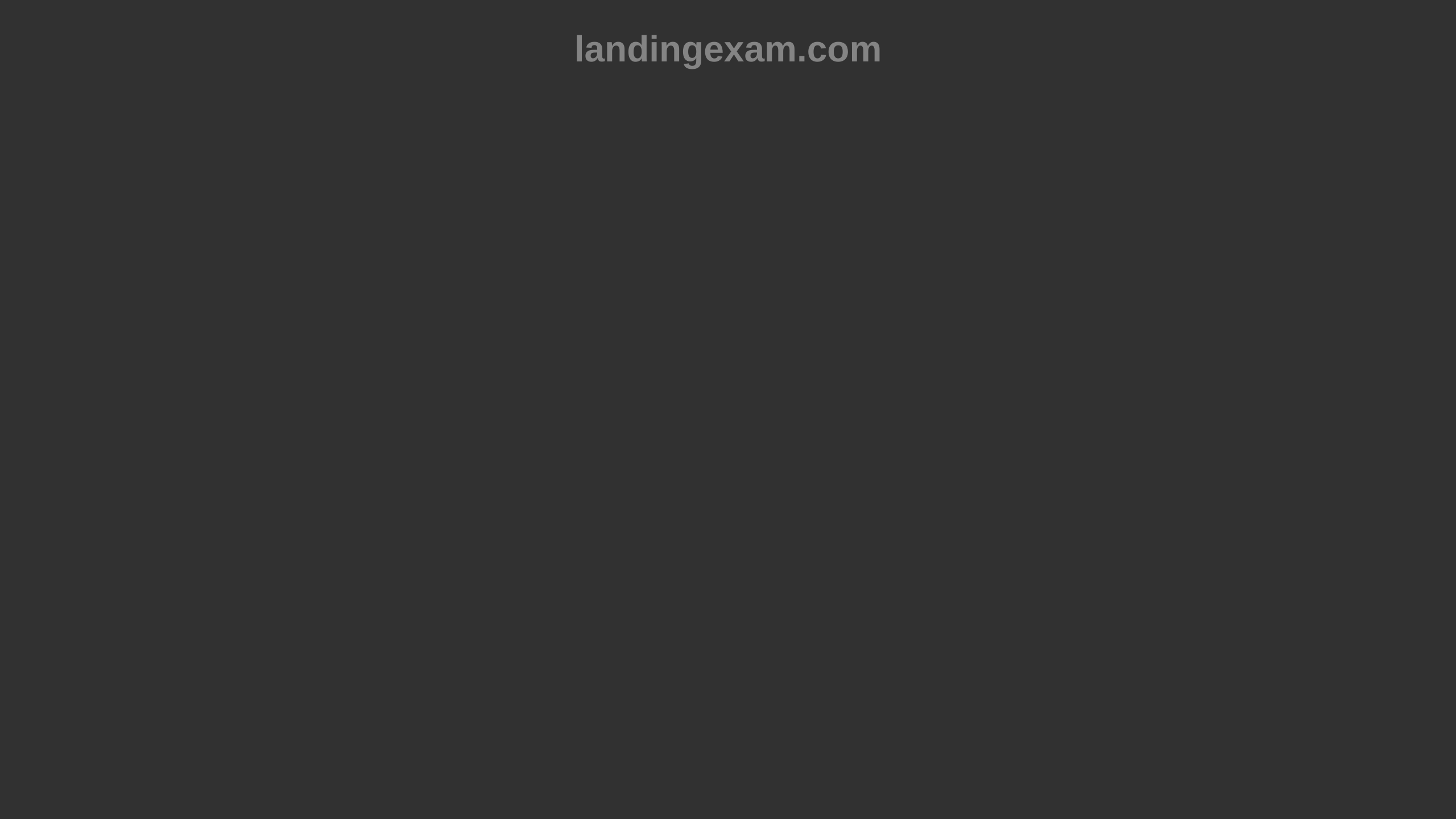 Landingexam's website screenshot