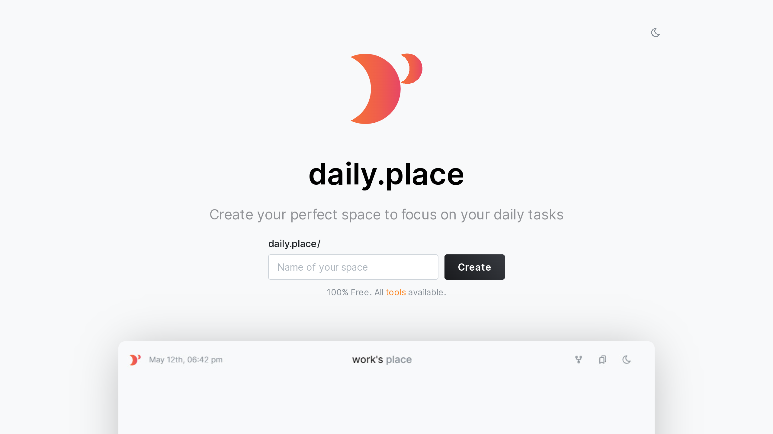 daily.place's website screenshot