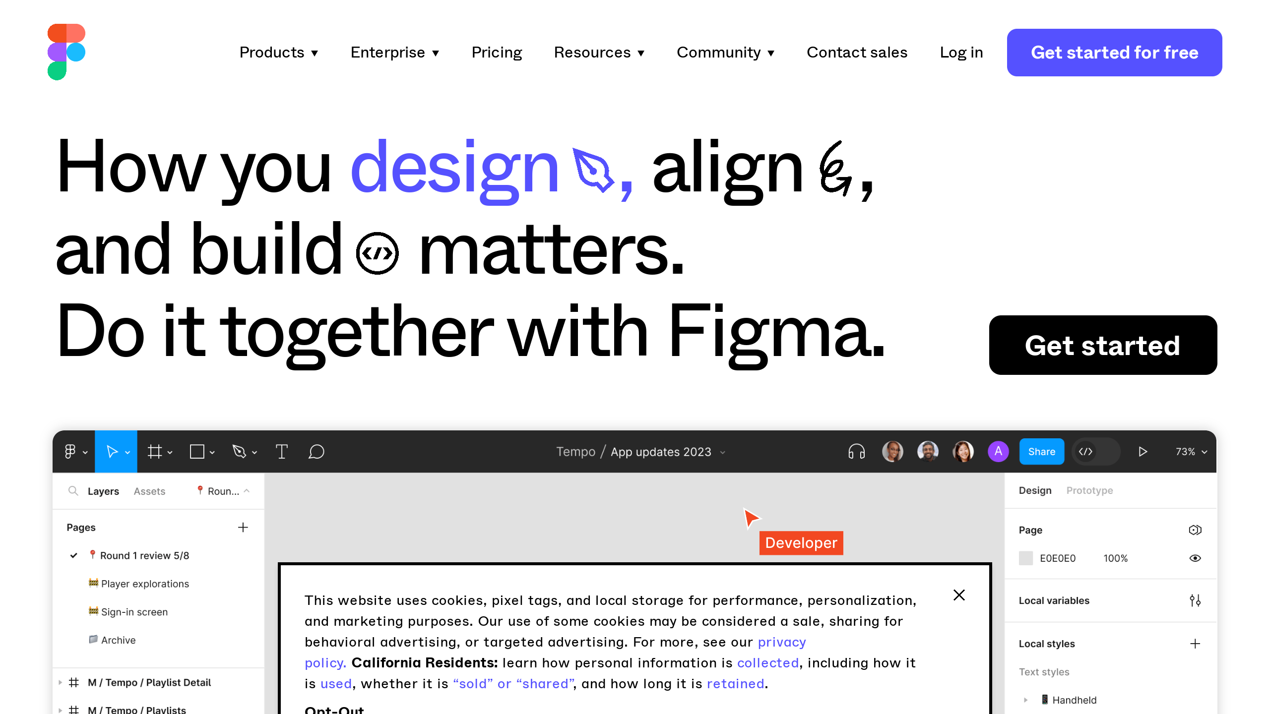 Figma's website screenshot