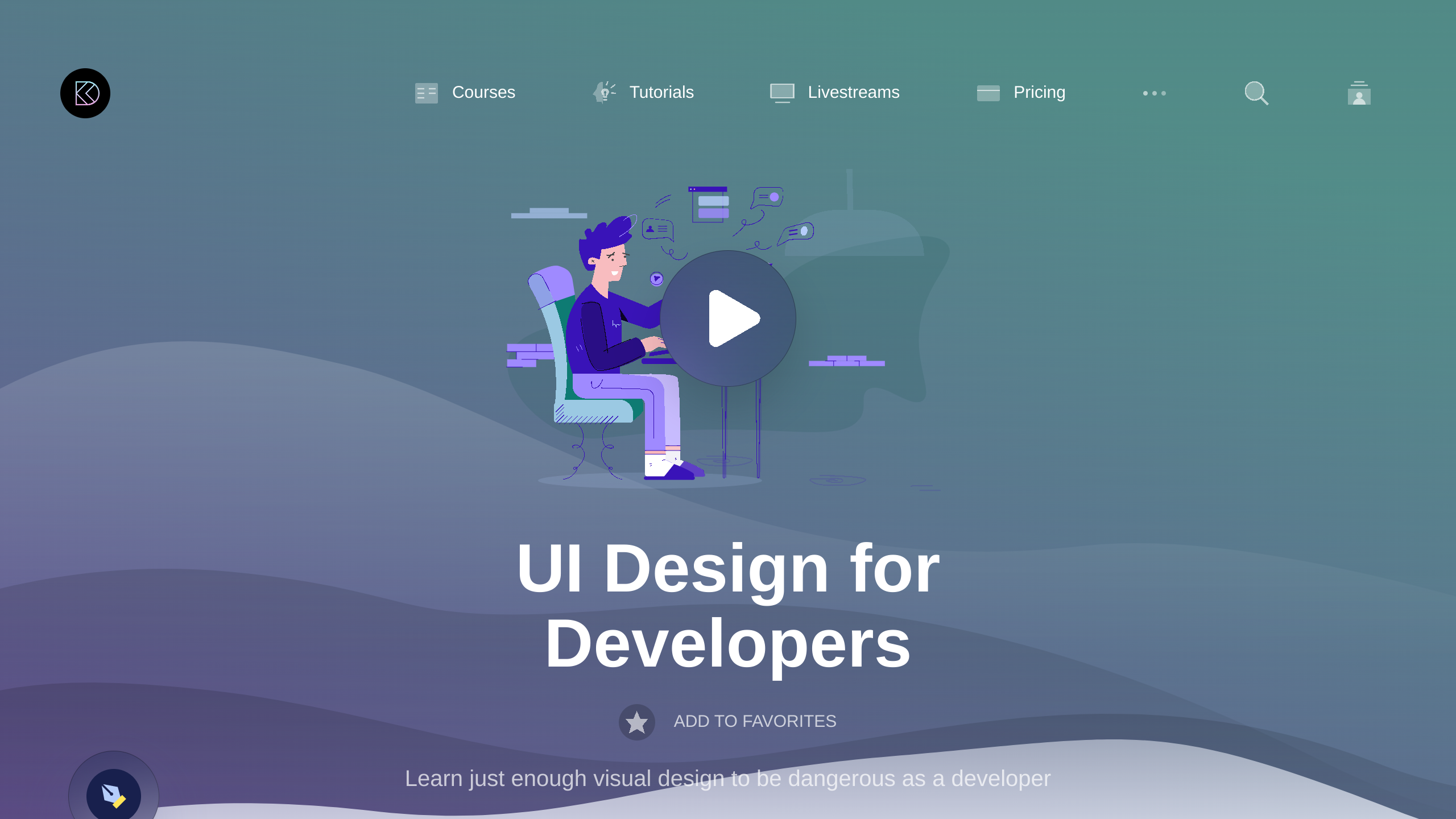 UI Design for Developers's website screenshot