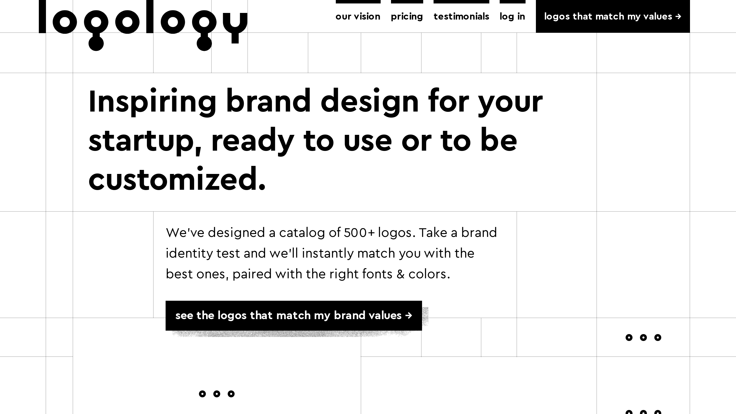 Logology's website screenshot