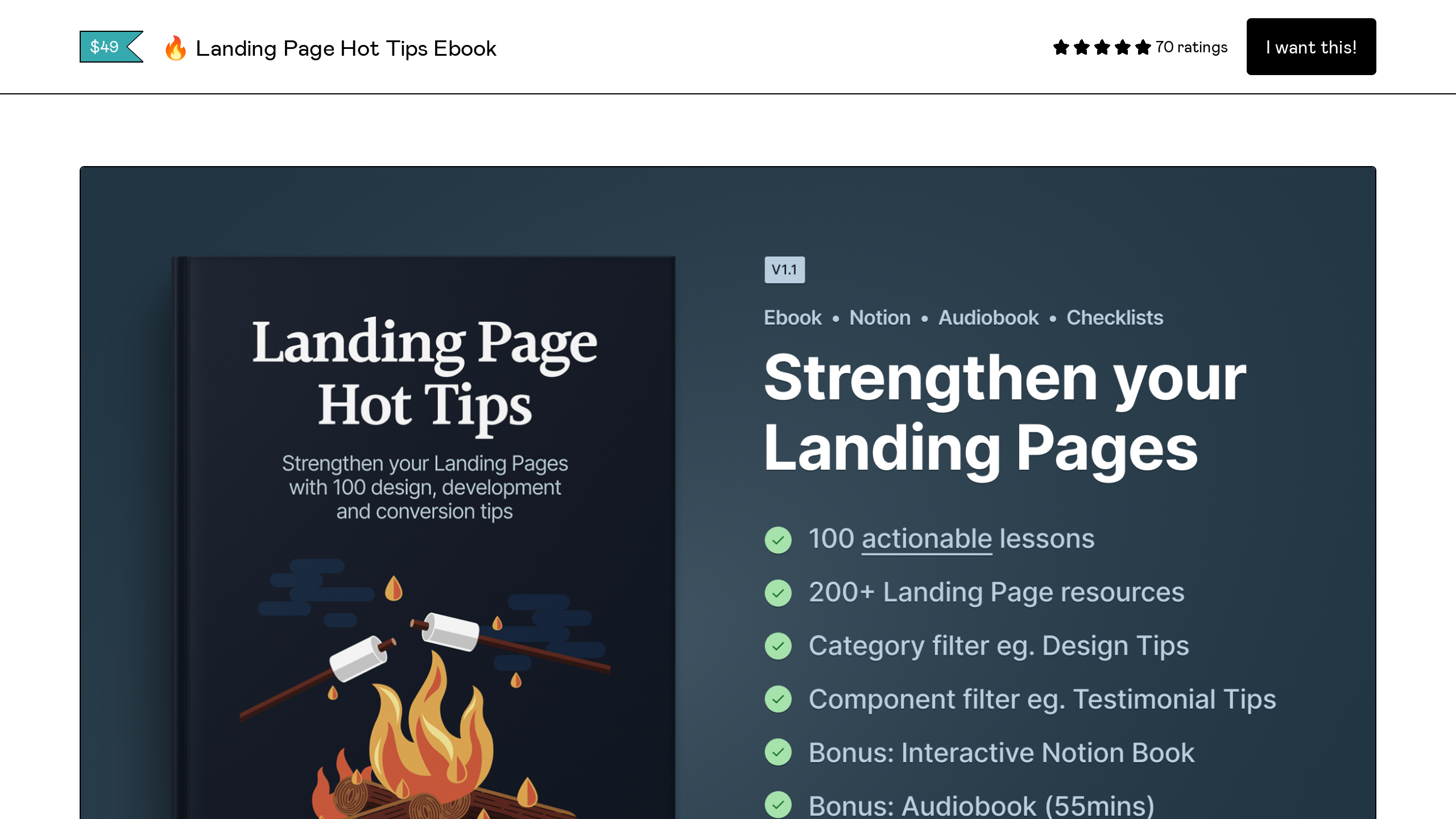 Landing Page Hot Tips's website screenshot